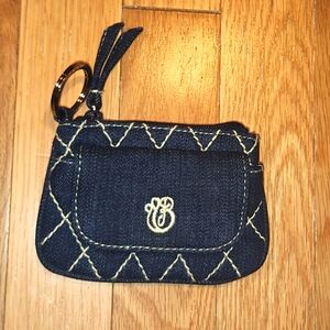 Vera Bradley denim coin purse EXCELLENT CONDITION